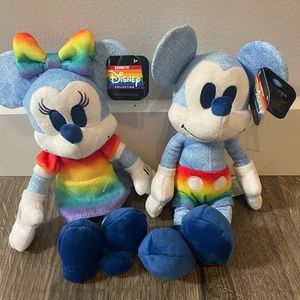 Disney Pride Collection Mickey Mouse and Minnie Plush